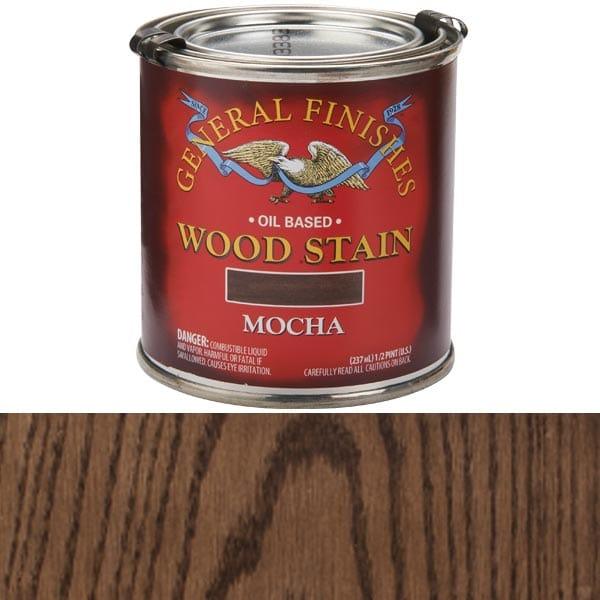 Wood Stain - Oil Based - Color:Mocha - Size:8-oz
